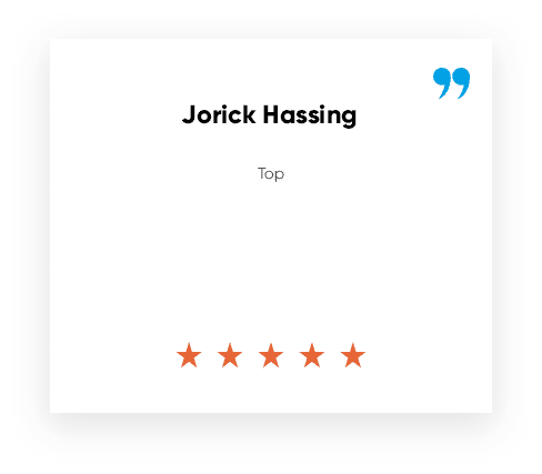 Review Jorick Hassing ***** "Top"